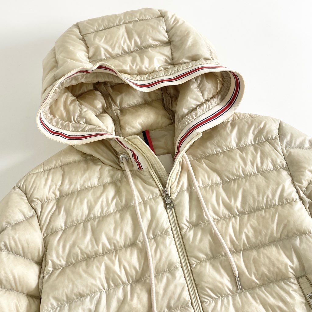 31f8 MONCLER モンクレール ダウンジャケット ELIOT GIUBBOTTO サイズ1(メンズS) ベージュ メンズ 国内正規代理店