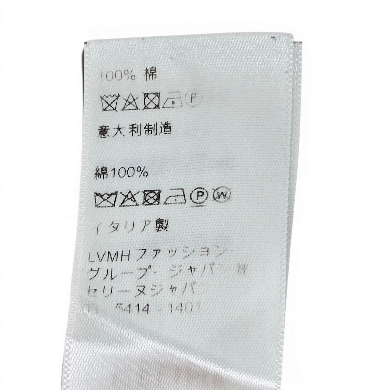 37e28 CELINE セリーヌ Classic Shirt ストライプ コットンポプリン 長袖シャツ 2CO28023F ホワイト コットン100％ メンズ 紳士服o07t