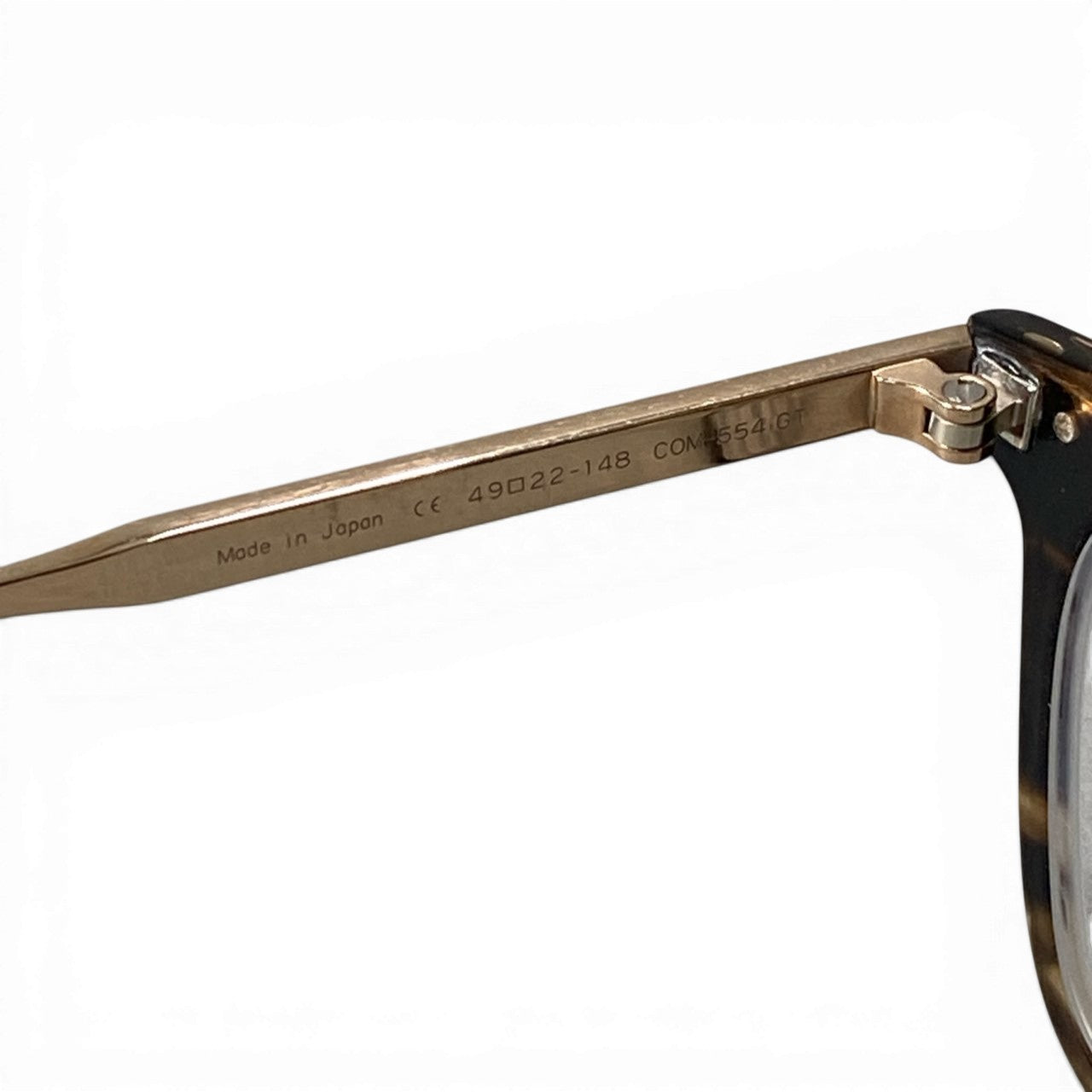 c23 BJ CLASSIC COLLECTION ビージェイクラシック チタニウム 度入り メガネ アイウェア クロササゴールドk02i