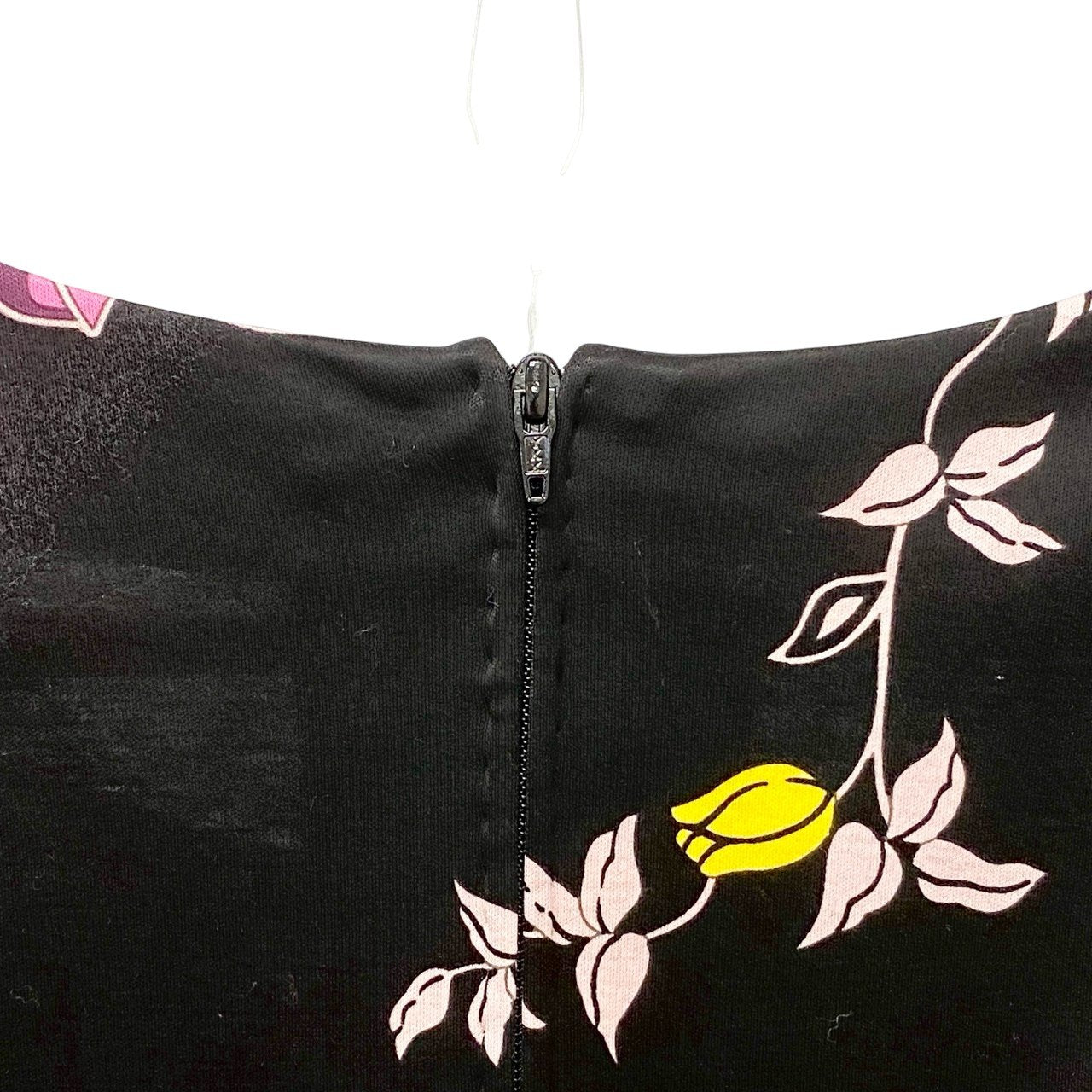 44b17 【極美品】LEONARD レオナール 七分袖チュニックトップス スクエアネック レオパード総柄プリント 0399604 42サイズ マルチカラー コットン100％ レディース 女性用u02t