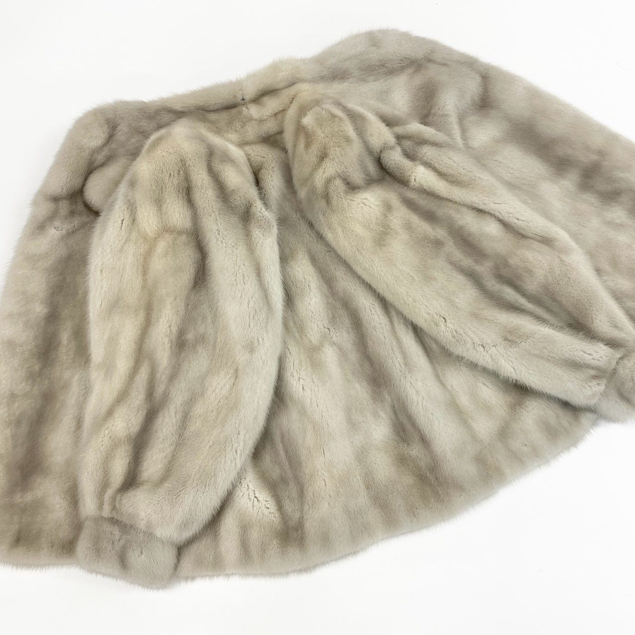 51k19 SAGA MINK サガミンク 銀サガ パールミンク コート F 最高級本毛皮 MINK FUR リアルファー 裏地刺繍t18r