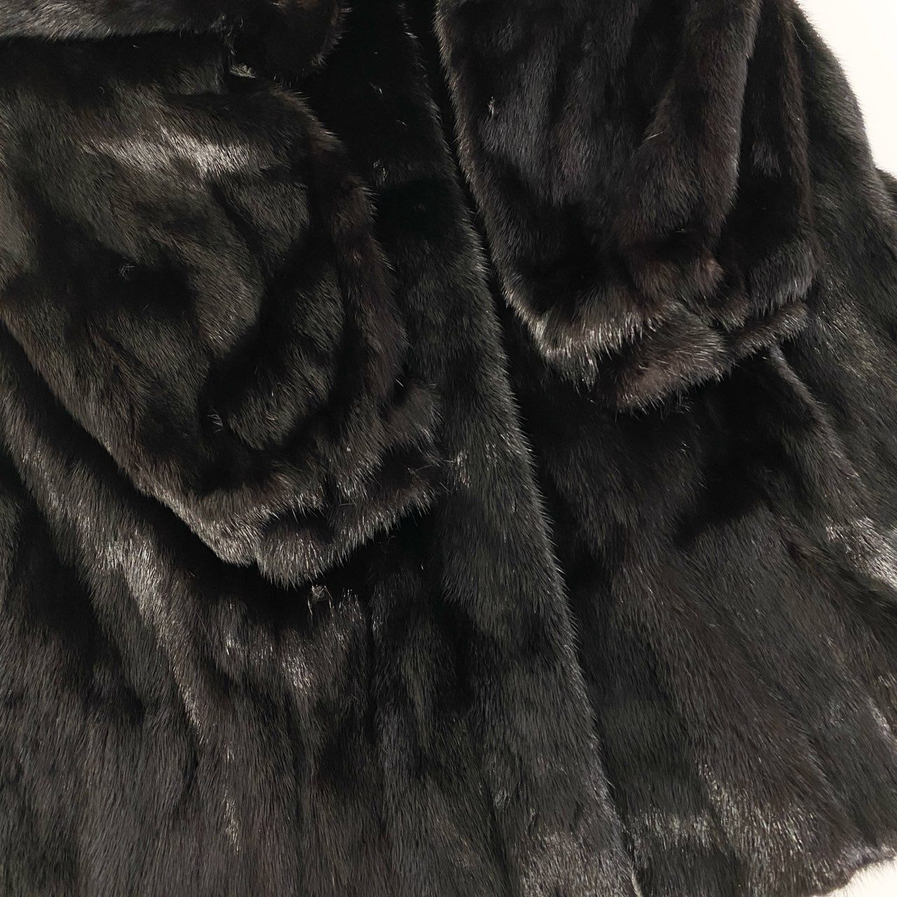 84a14 SAGA MINK サガミンク 銀サガ ダークミンク ミンクコート 超ロングコート 着丈115cm 毛皮コート 13 ブラック系 ミンクファー 身幅ゆったりt18r