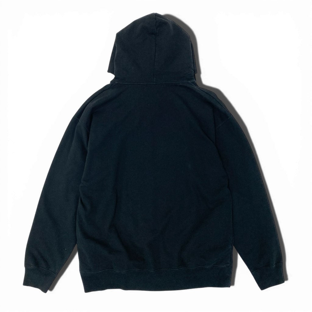 63a12 PHENOMENON フェノメノン スウェットパーカー フーデット プルオーバー フロントプリント 長袖 メンズ PH-011 XL ブラック コットン100％o07t