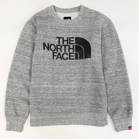 15h29 THE NORTH FACE ノースフェイス WR SWEAT CREW スウェットクルー ロゴ トレーナー 撥水加工 NT61508 Mサイズ グレー メンズ 男性用u02t