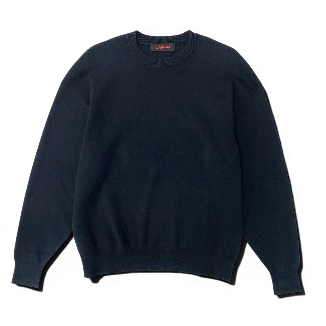29e7 CABaN キャバン ロングスリーブニット コットンカシミヤニットセーター トップス Sサイズ ダークネイビー メンズ 男性用t18r