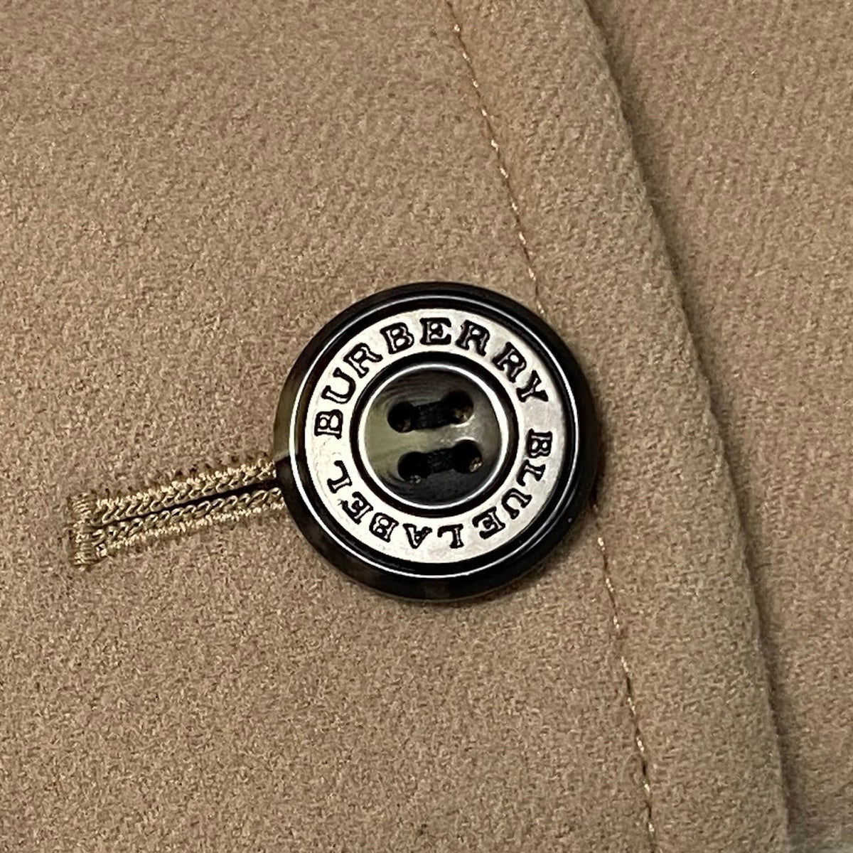 j29 【美品】BURBERRY LONDON ダッフルコート ウールコート アウター 38サイズ ベージュ ウール100％ レディース女性用u02t