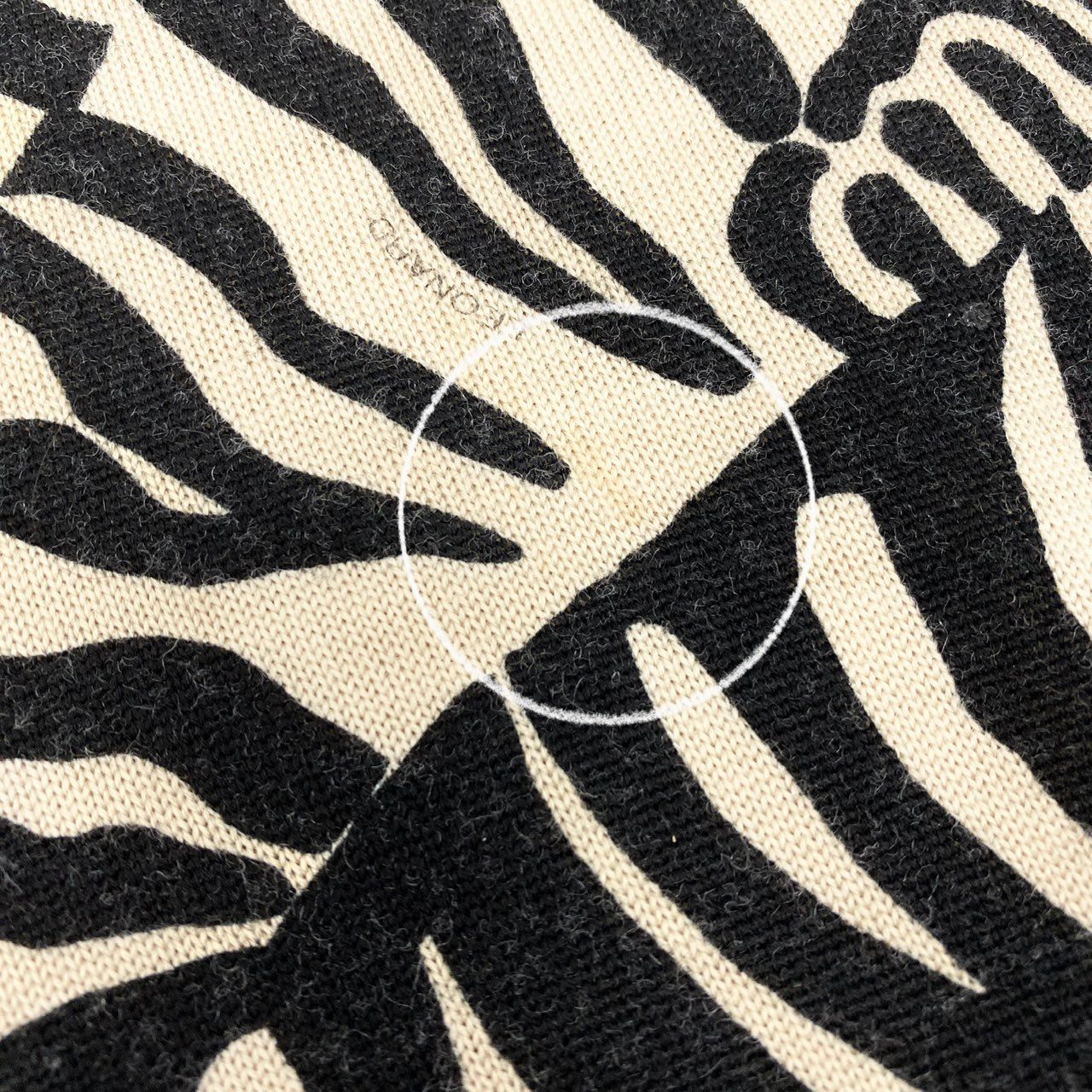 58k22 LEONARD レオナール リブニットセーター ハイネック ロングスリーブ 総柄 レディース 女性用 40 ベージュ ブラック ウール100％u02t