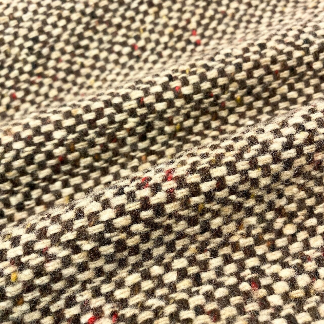 26e8 Max Mara マックスマーラ ダブルブレスト ツイードコート 中綿ジャケット ハーフコート サイズ42 ベージュ ブラウン系 レディース 女性用u02t