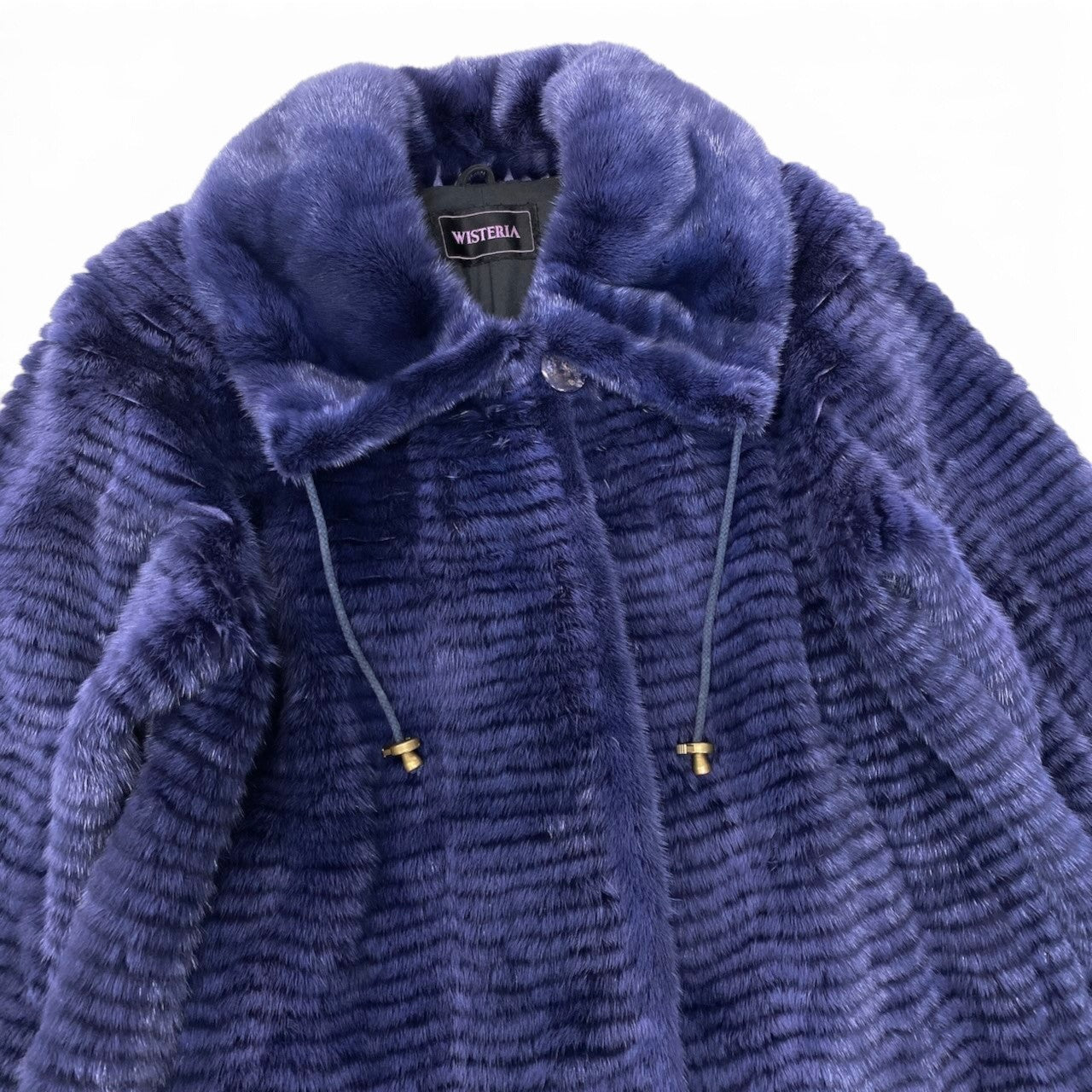 29h31 WISTERIA SAGA MINK サガミンク 銀サガ 染めミンクファー ロングコート サイズF パープル 最高級本毛皮 Mink Fur Long Coatt18r