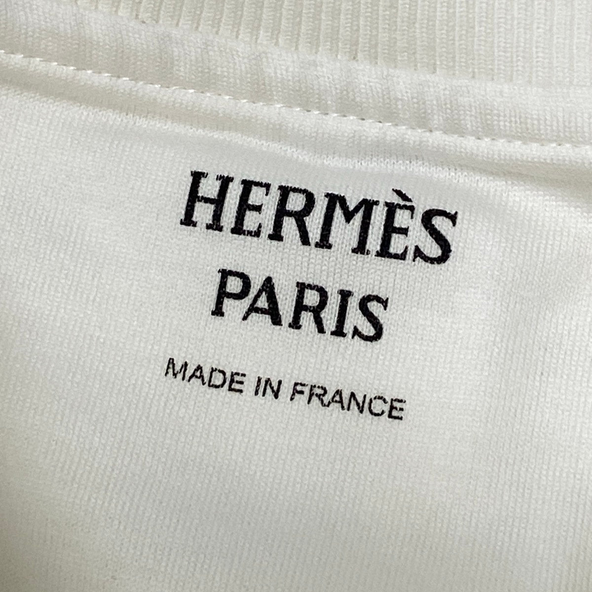 Ei13  【新品保管品】 HERMES エルメス 2026 フェロヌリー リミックス スウェットシャツ トップス タグ付き 42 アイボリー レディース 女性用k02i