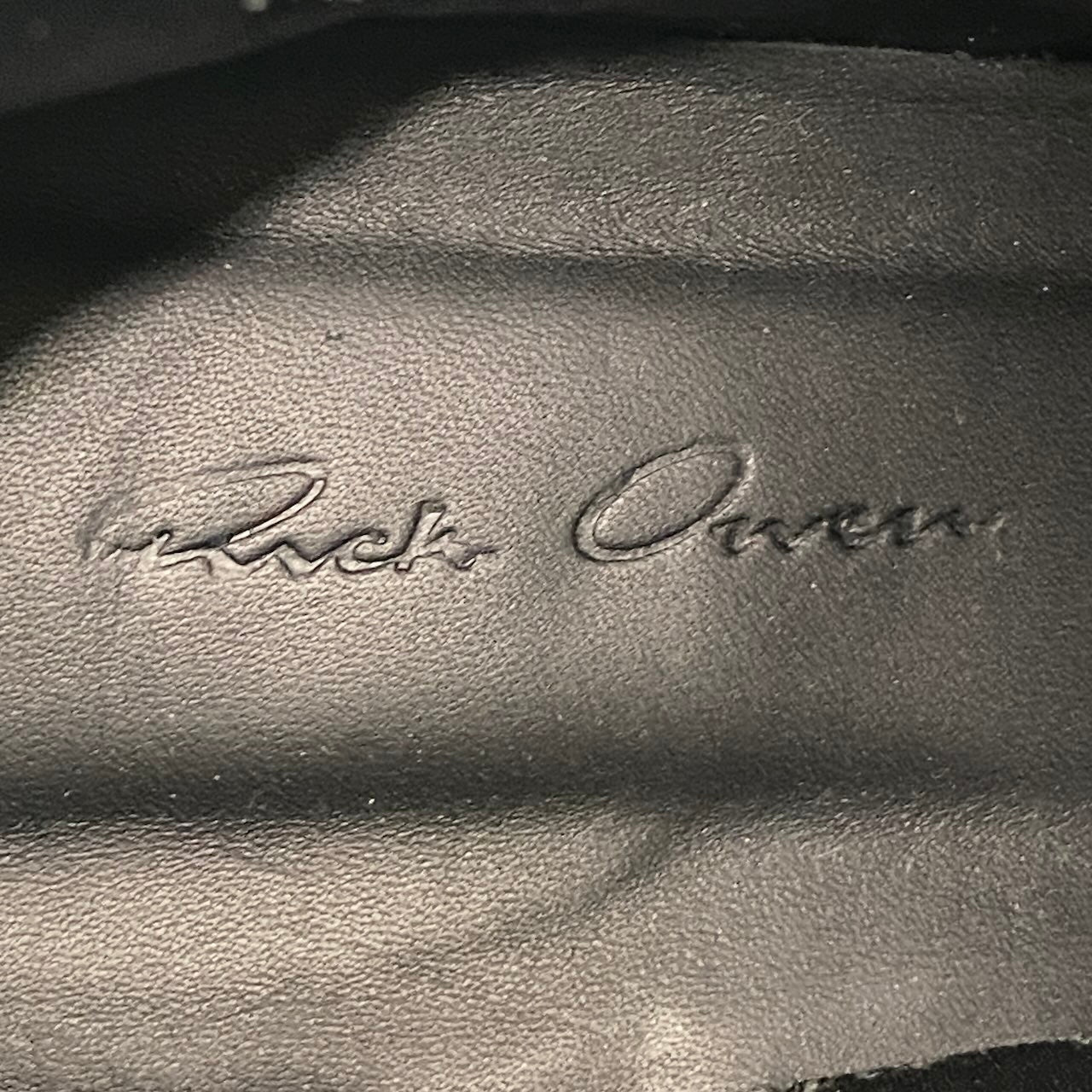 f12《極美品》 Rick Owens リックオウエンス オープントゥ キスブーツ Open Toe Kiss Boots RP20S1840LSL サイズ37 ブラック イタリア製 シューズt18r