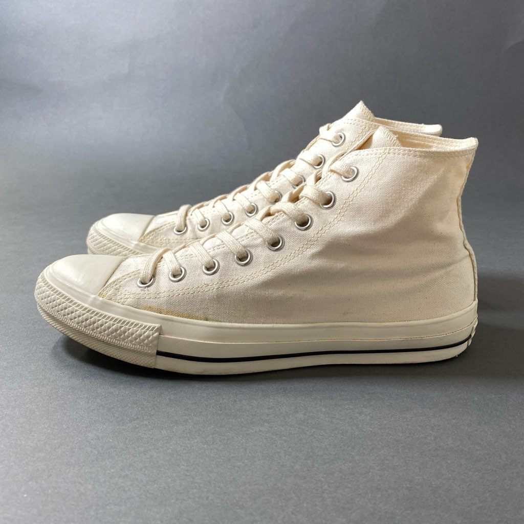 4f29 converse コンバース × MHL エムエイチエル ALL STAR オールスター CHUCK TAYLOR チャックテイラー 27cm アイボリー キャンバス MARGARET HOWELL マーガレットハウエル スニーカー シューズ