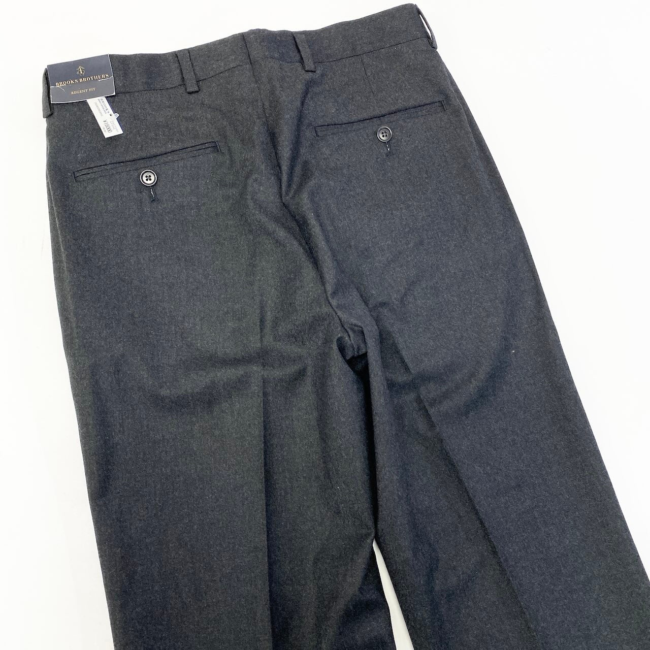 68d30 【未使用保管品】 BROOKS BROTHERS ブルックスブラザーズ REGENT FIT スラックスパンツ センタープレス ボトムス W30/L34 ブラック メンズ 紳士服u02t