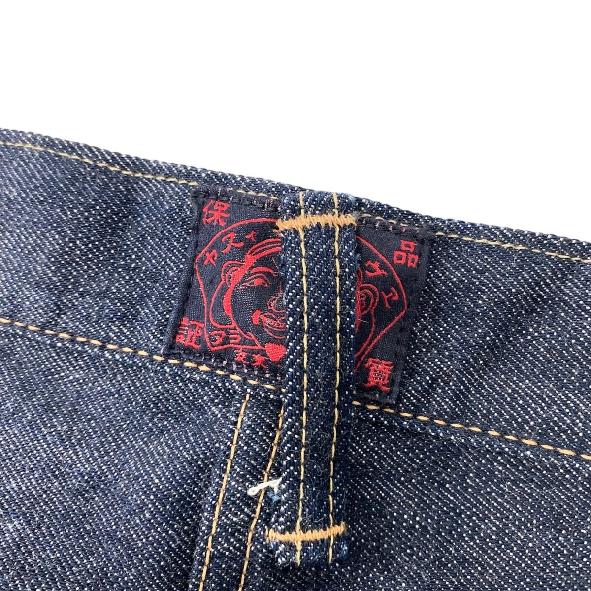 1j19 《極美品》 EVISU エヴィス × WARE HOUSE ウェアハウス カモメペイント デニムパンツ サイズ28 インディゴ アメカジ ジーンズ DENIM PANTSt18r