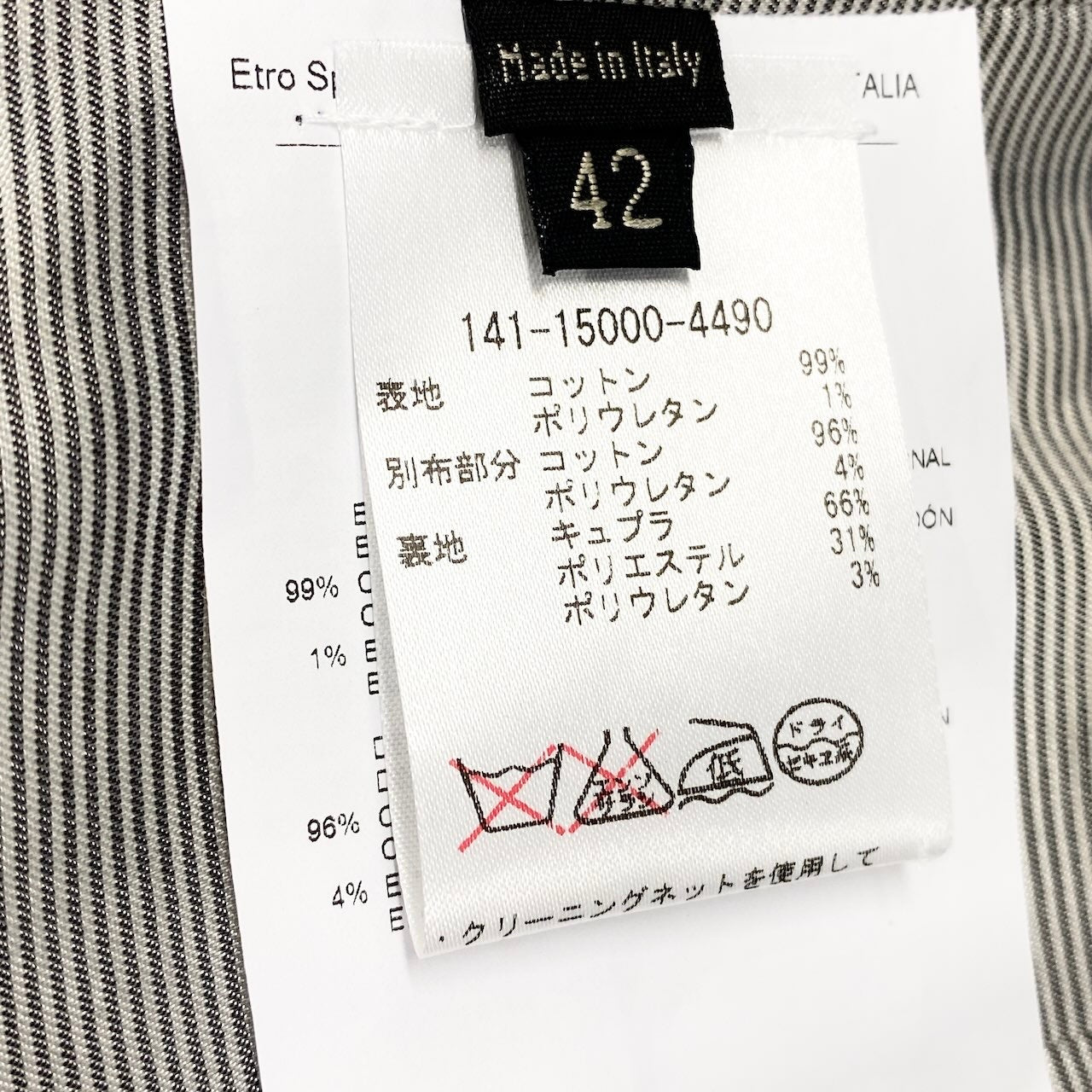 29e18 ETRO エトロ ロングコート コートジャケット ペイズリー柄 イタリア製 141-15000-449.0 42サイズ ホワイト ネイビー レディース 女性用t18r