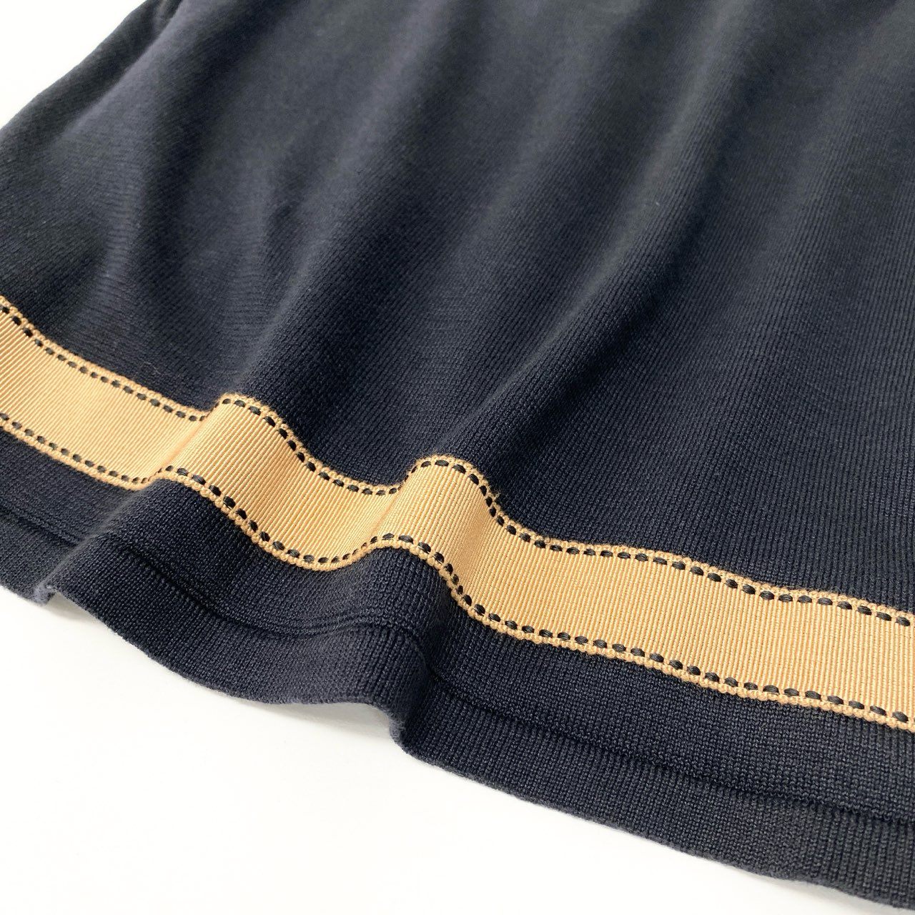 68b7 Salvatore Ferragamo サルヴァトーレフェラガモ アンサンブル コットンニット カーディガン キャミXS/カーディガンS ブラック レディース トップス ヴィンテージk02i