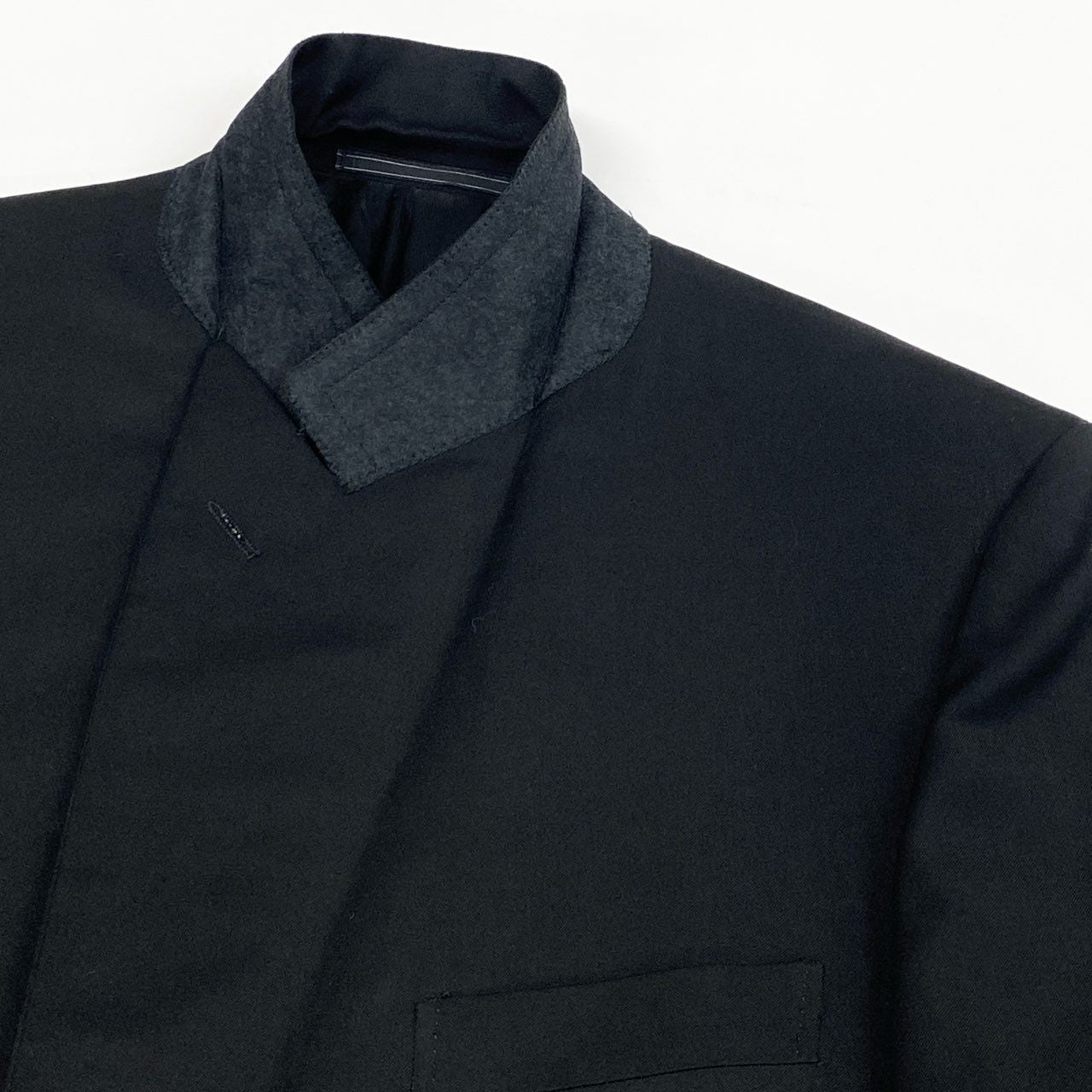 9L19 Ermenegildo Zegna エルメネジルドゼニア セットアップ タキシード スーツ ジャケット ボトム 50サイズ ブラック メンズo07t