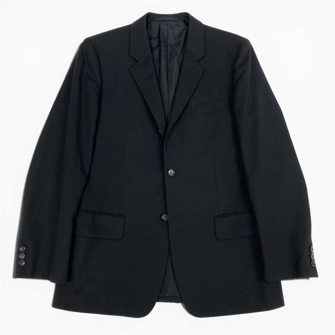 Mc6 COMME des GARCONS HOMME DEUS コムデギャルソン オムドゥ AD2007 千鳥 テーラードジャケット サイズS ブラック メンズk02i