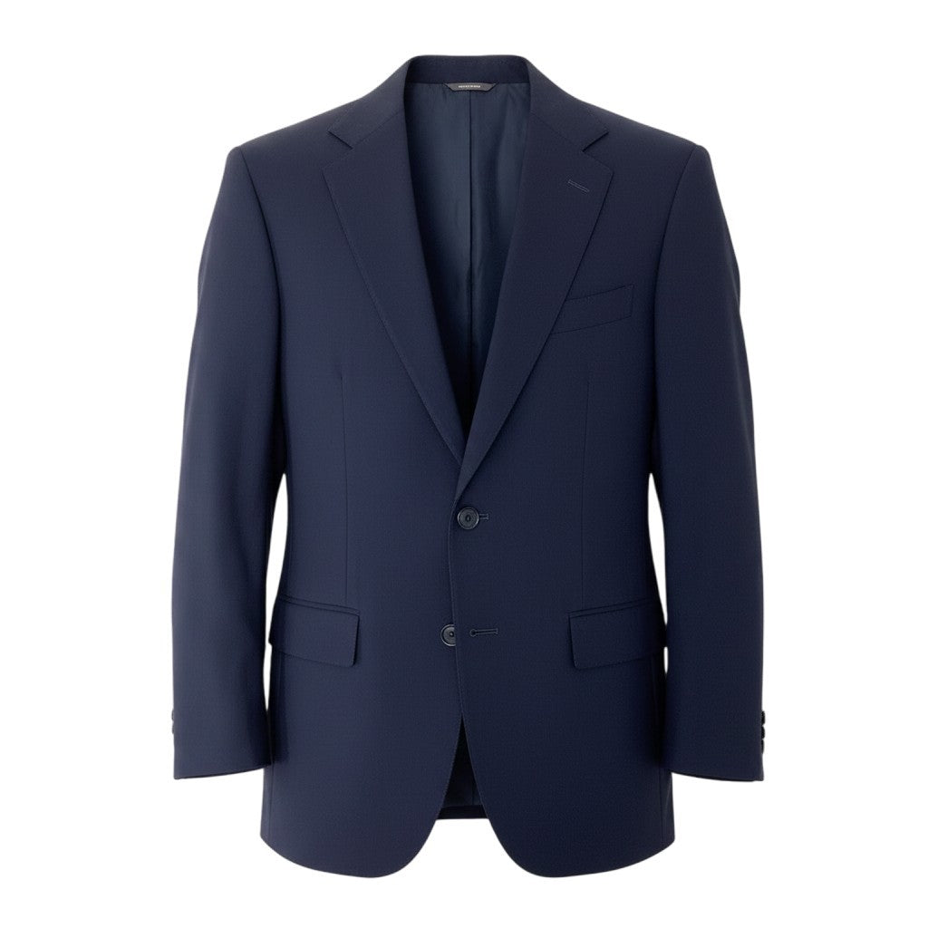 91g27 《美品》 Loro Piana UNIFORM ロロピアーナ オリジナル スーツ テーラードジャケット サイズ44 ダークネイビー フォーマル ビジネスt18r