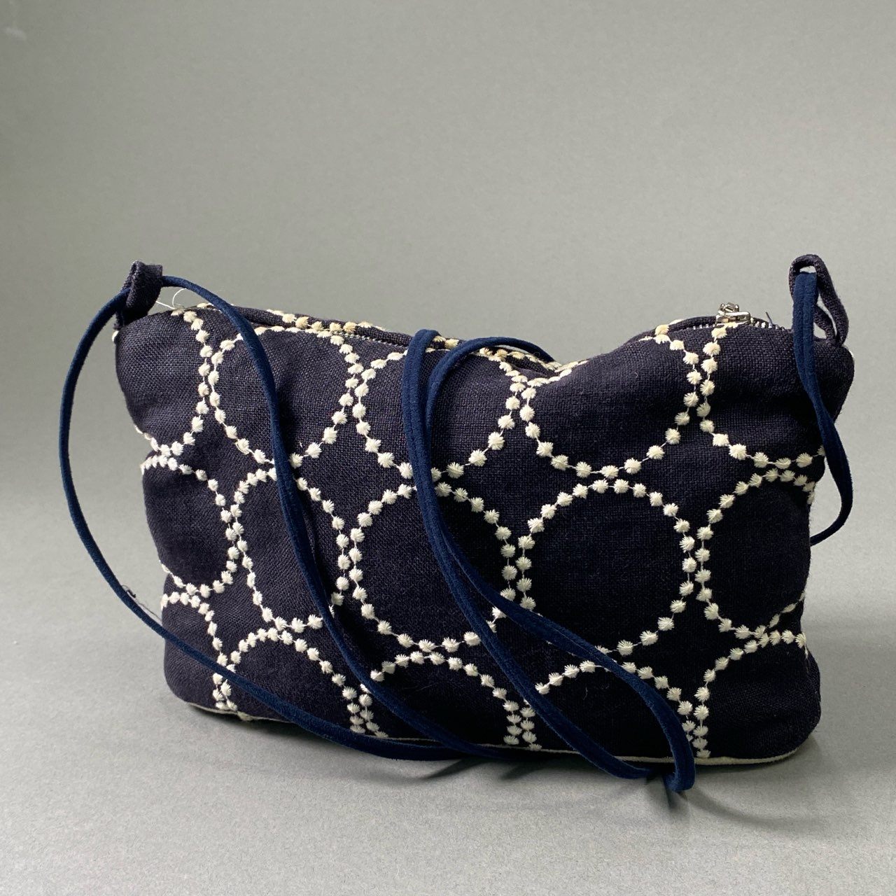 Ci10 mina perhonen x merrier BEAMS ミナペルホネン メリアビームス 別注 tambourine タンバリン ショルダーポーチ サコッシュ バッグ ネイビーo07t