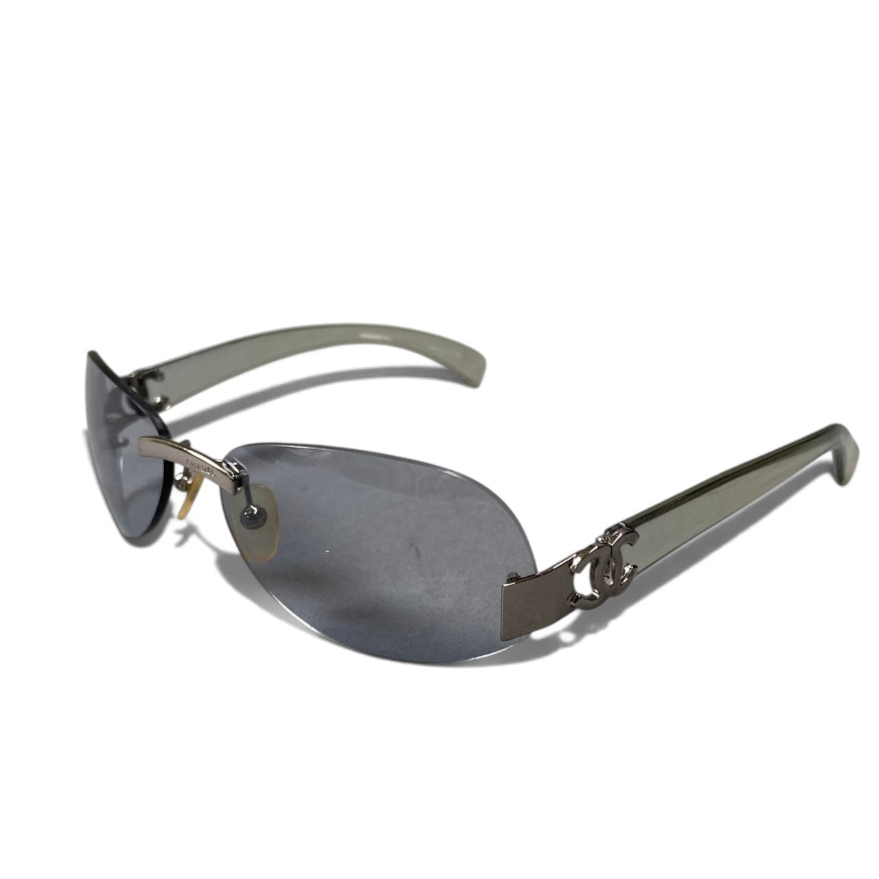 h20 CHANEL Rimless CC Logo Sunglasses 4037 168/87 59□15 125 Women'sta1