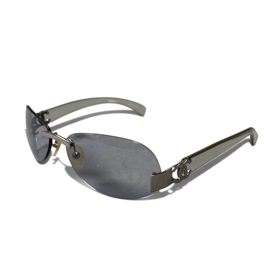 h20 CHANEL Rimless CC Logo Sunglasses 4037 168/87 59□15 125 Women'sta1