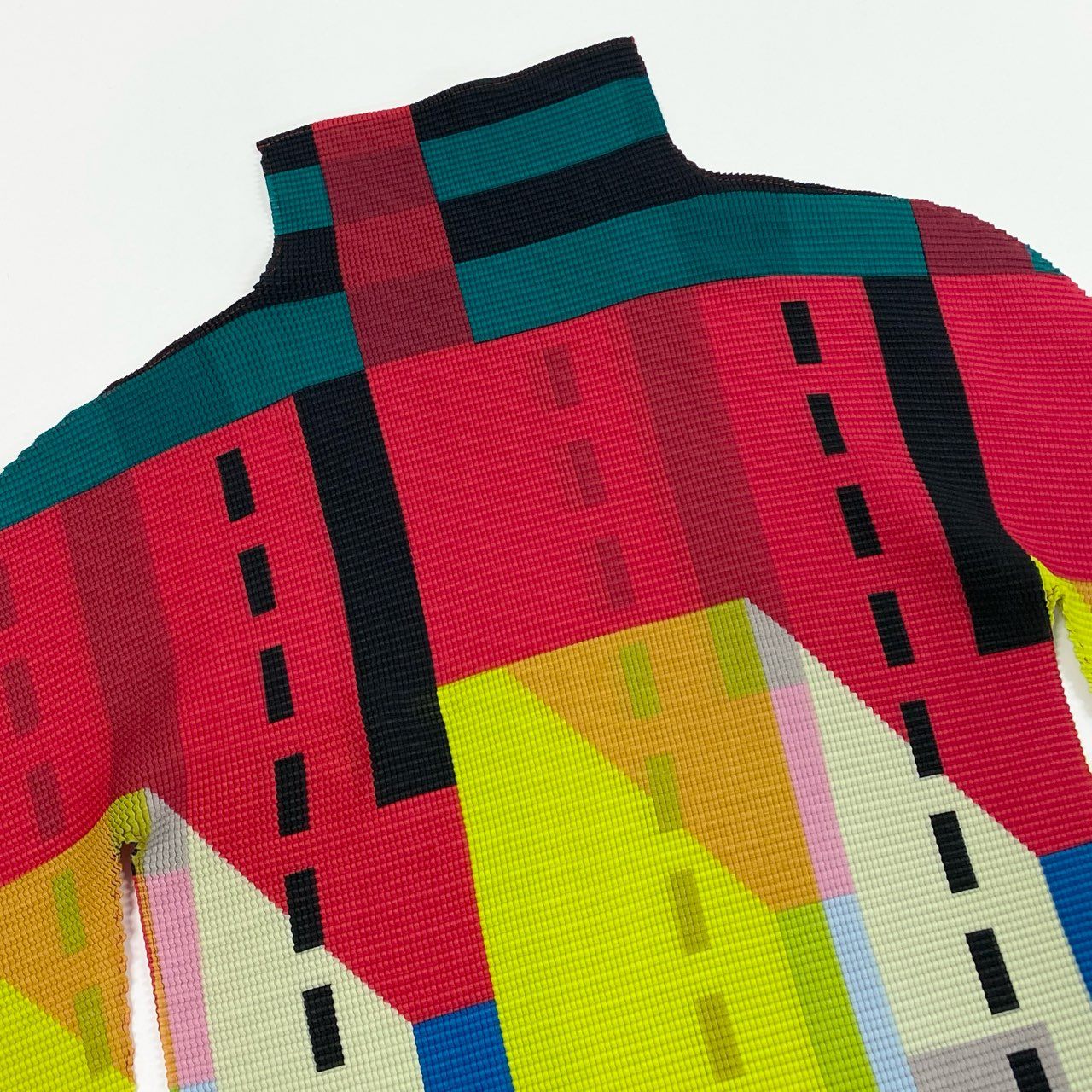 Ac2 ME ISSEY MIYAKE ミーバイ イッセイミヤケ プリーツカットソー 長袖トップス サイズフリー マルチカラー レディースk02i