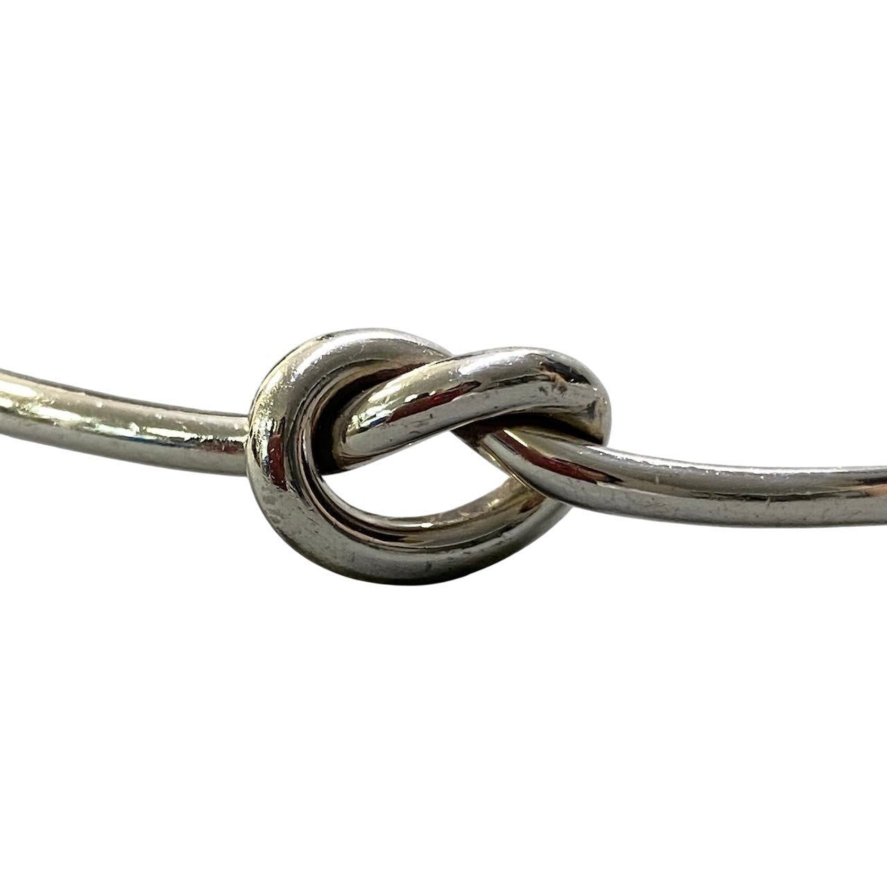 e13《美品》 GEORG JENSEN ジョージジェンセン ノット チェーンブレスレット ファッション小物 シルバー 925 レディースu02t