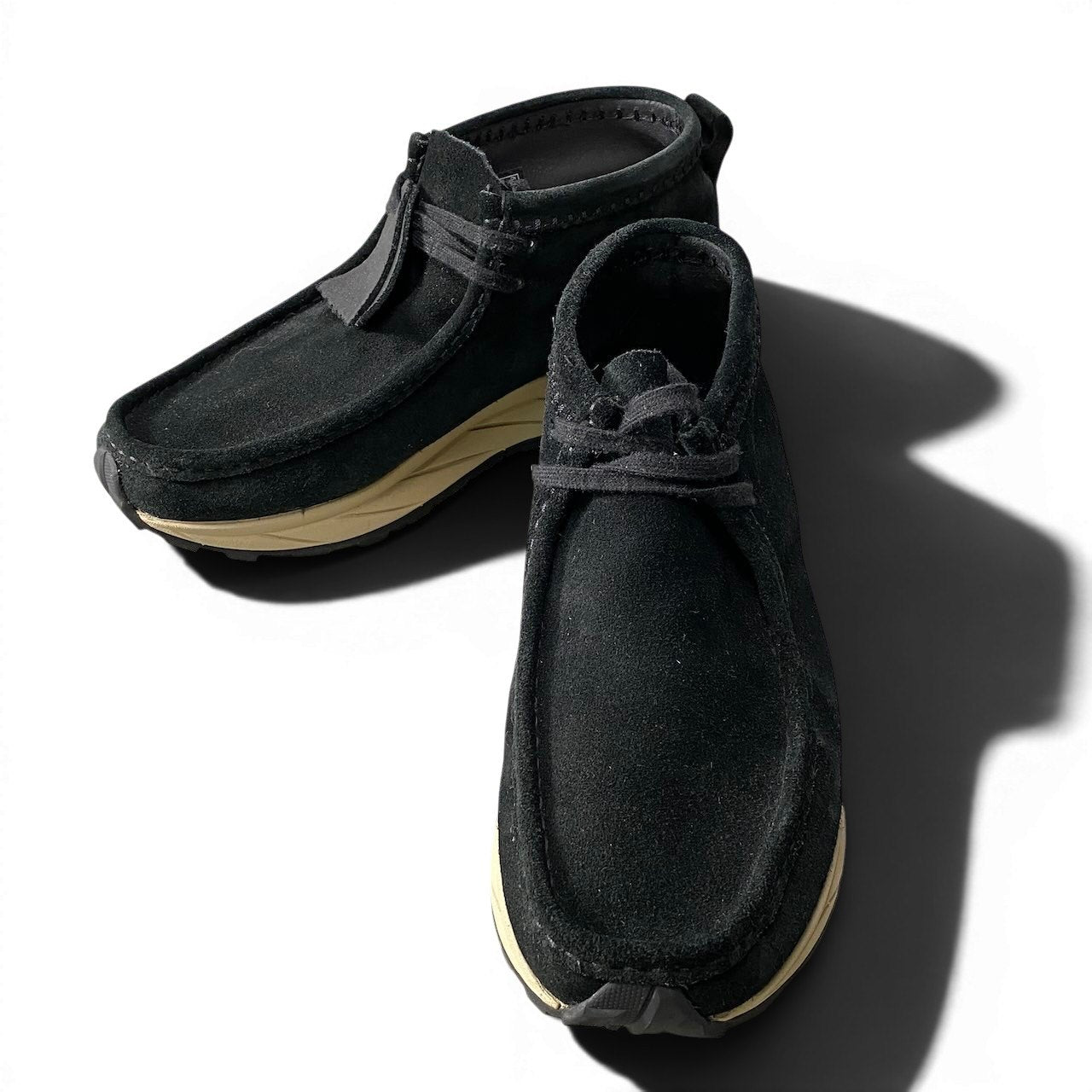 4e21 CLARKS クラークス ワラビーエデン スエードレザーブーツ