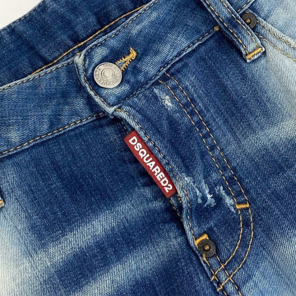 31a26 DSQUARED2 ディースクエアード girl cropped jean ダメージ加工 デニムパンツ ボトムス ジーンズ イタリア製 S75LA0908 36 インディゴ コットン レディースo07t