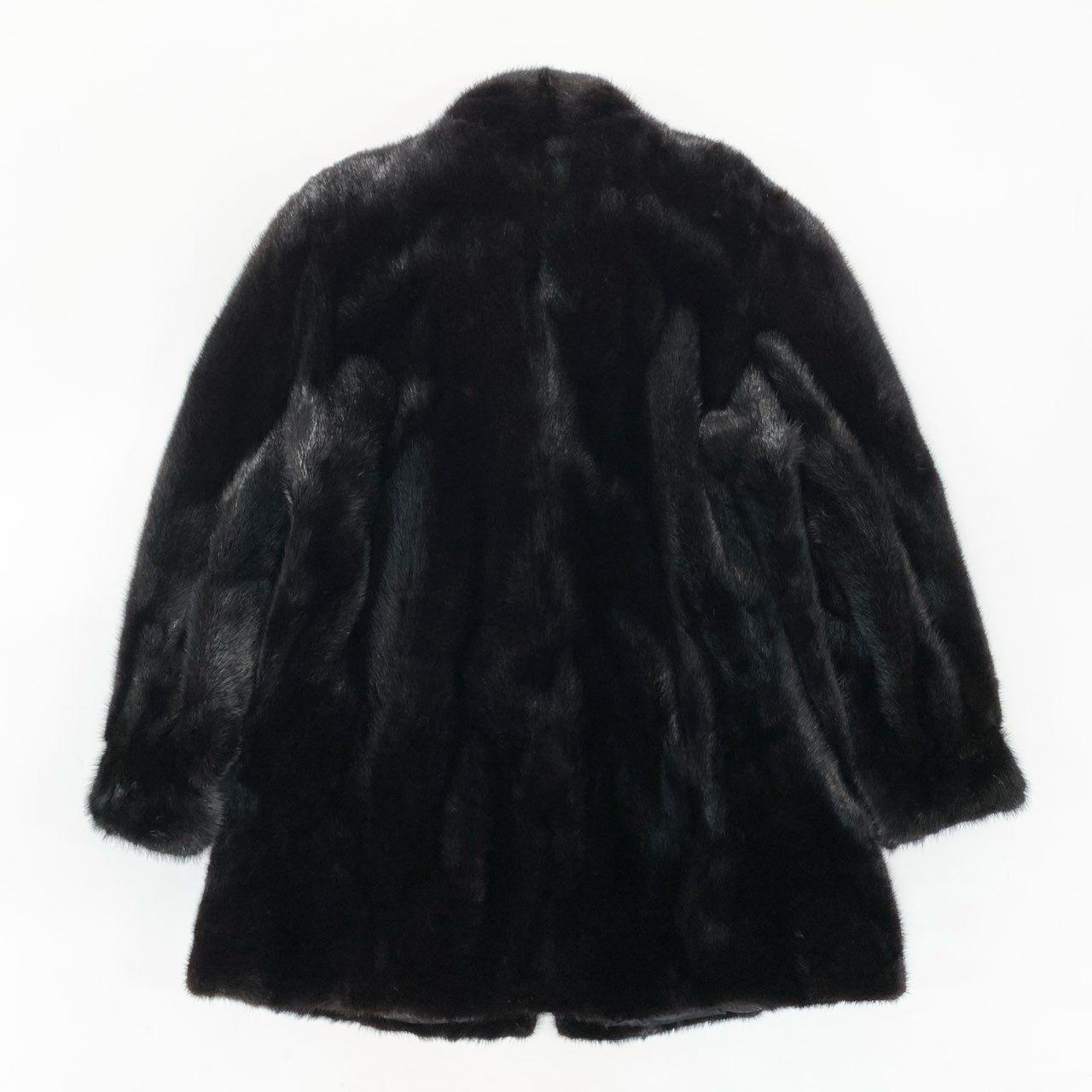 41j29 《美品》 ROYAL SAGA MINK ロイヤルサガミンク 金サガ マホガニー リアルファーコート 11 ダークブラウン 最高級本毛皮 FUR COAT 毛並み◎ 毛質◎t18r