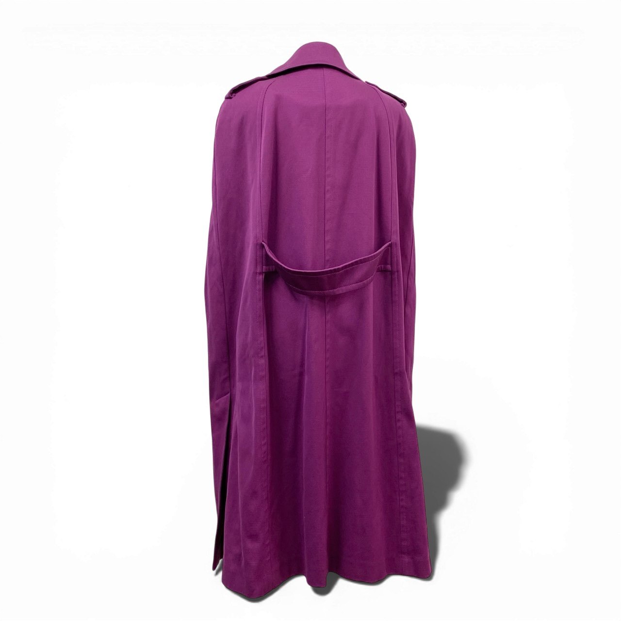 84L19 【美品】Grace Class グレースクラス ライナー付き ケープコート ロングコート 日本製 36サイズ パープル レディースu02t
