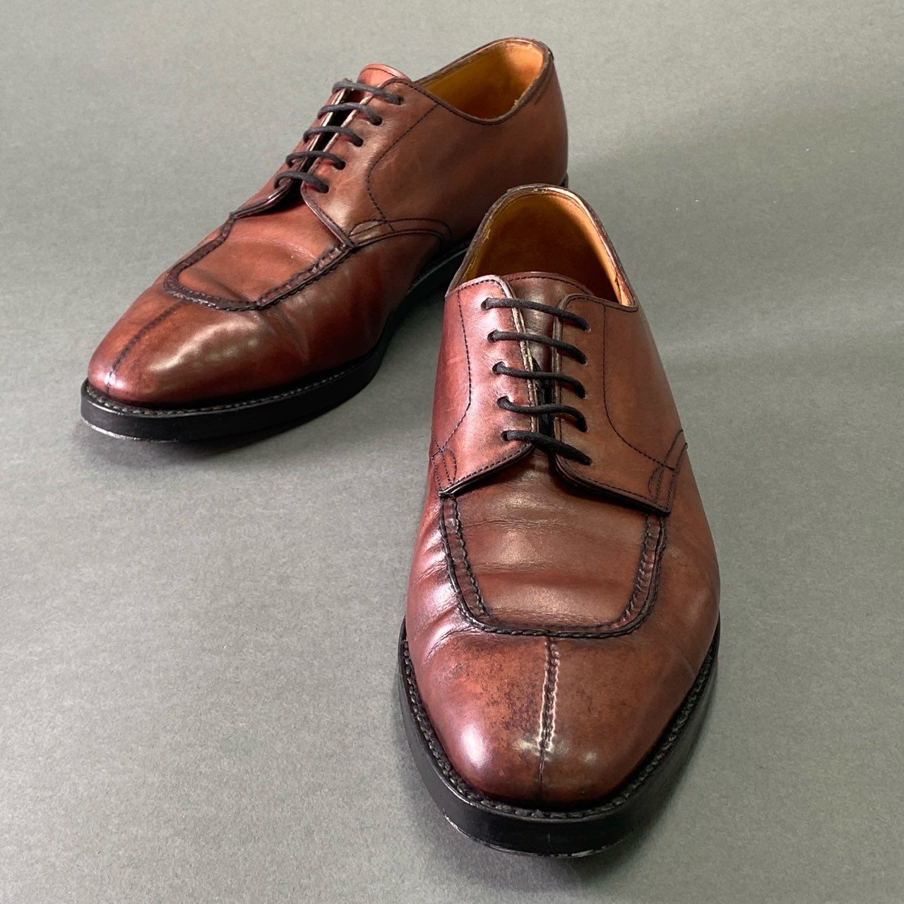 2e2 JOHN LOBB ジョンロブ BORDER ボーダー ドレスシューズ ブラウン レザー ビジネス フォーマル