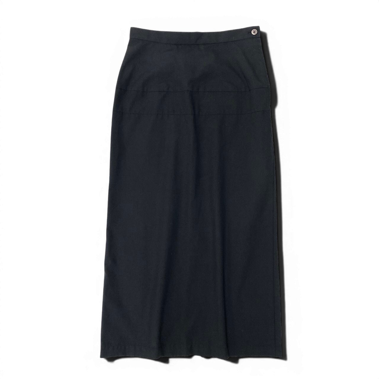 Af6 tricot COMME des GARCONS トリココムデギャルソン ロング フレアスカート サイズＭ ブラック ポリエステル100％ レディース 女性用u02t