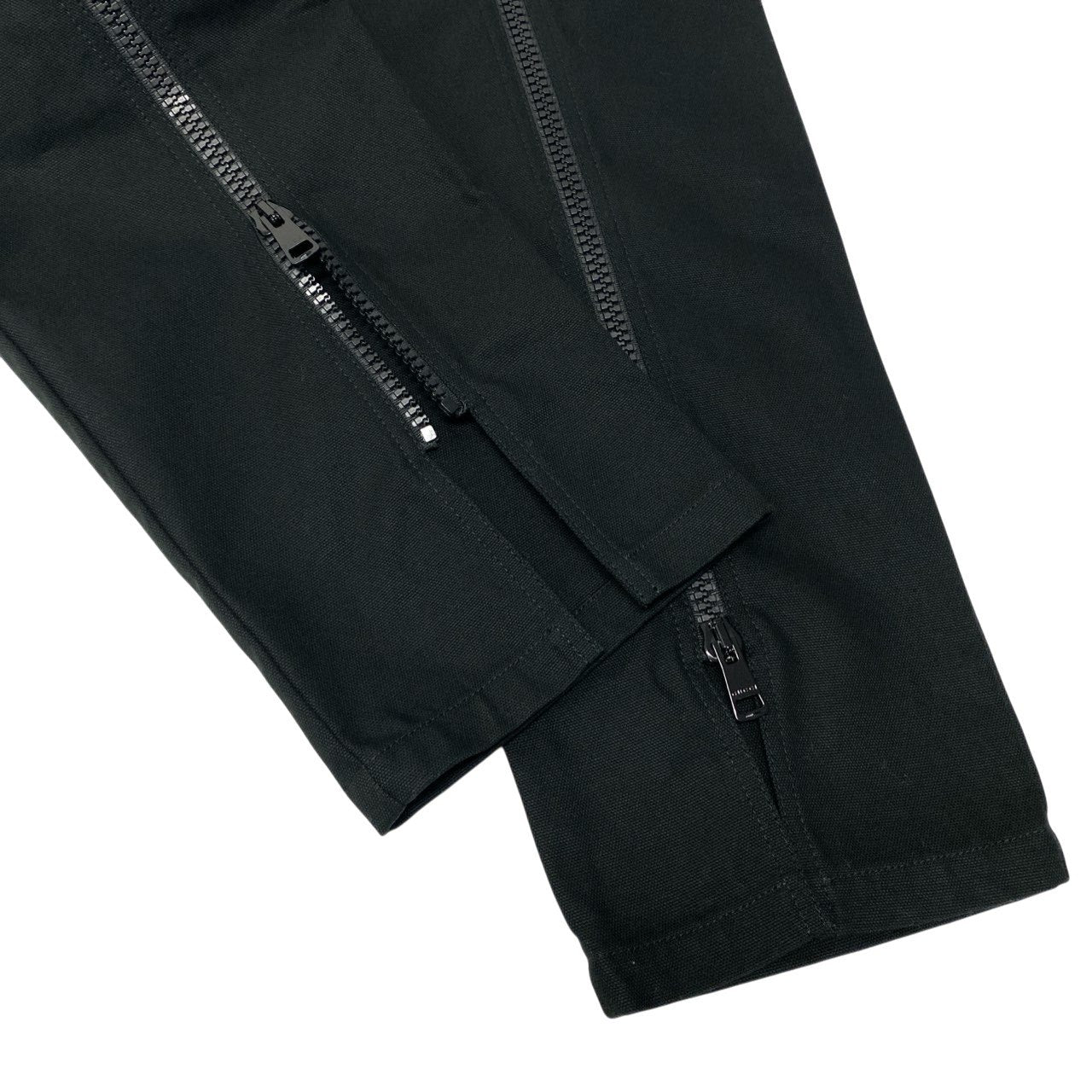 Ic5 【新品保管品】GUCCI グッチ センタージップパンツ コットンパンツ ボトムス 42サイズ ブラック コットン100％ レディース 女性用o07t