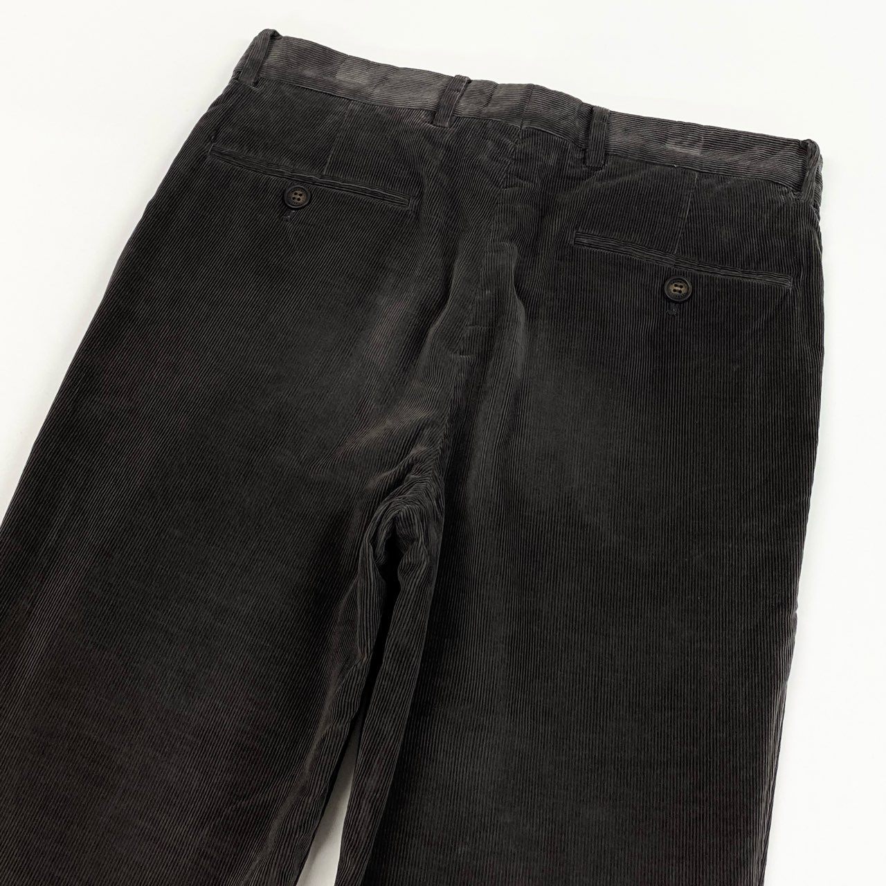 33b27 《美品》 BRUNELLO CUCINELLI ブルネロクチネリ コーデュロイ生地 スラックスパンツ ボトムス 44 ブラウン コットン メンズu02t