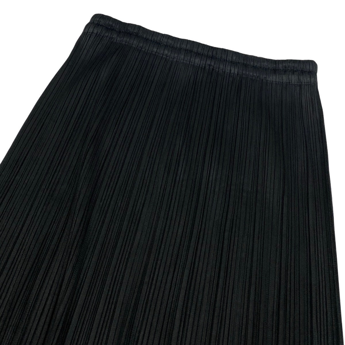 Ah28 PLEATS PLEASE プリーツプリーズ プリーツ加工 ロング タイトスカート ブラック レディースo07t
