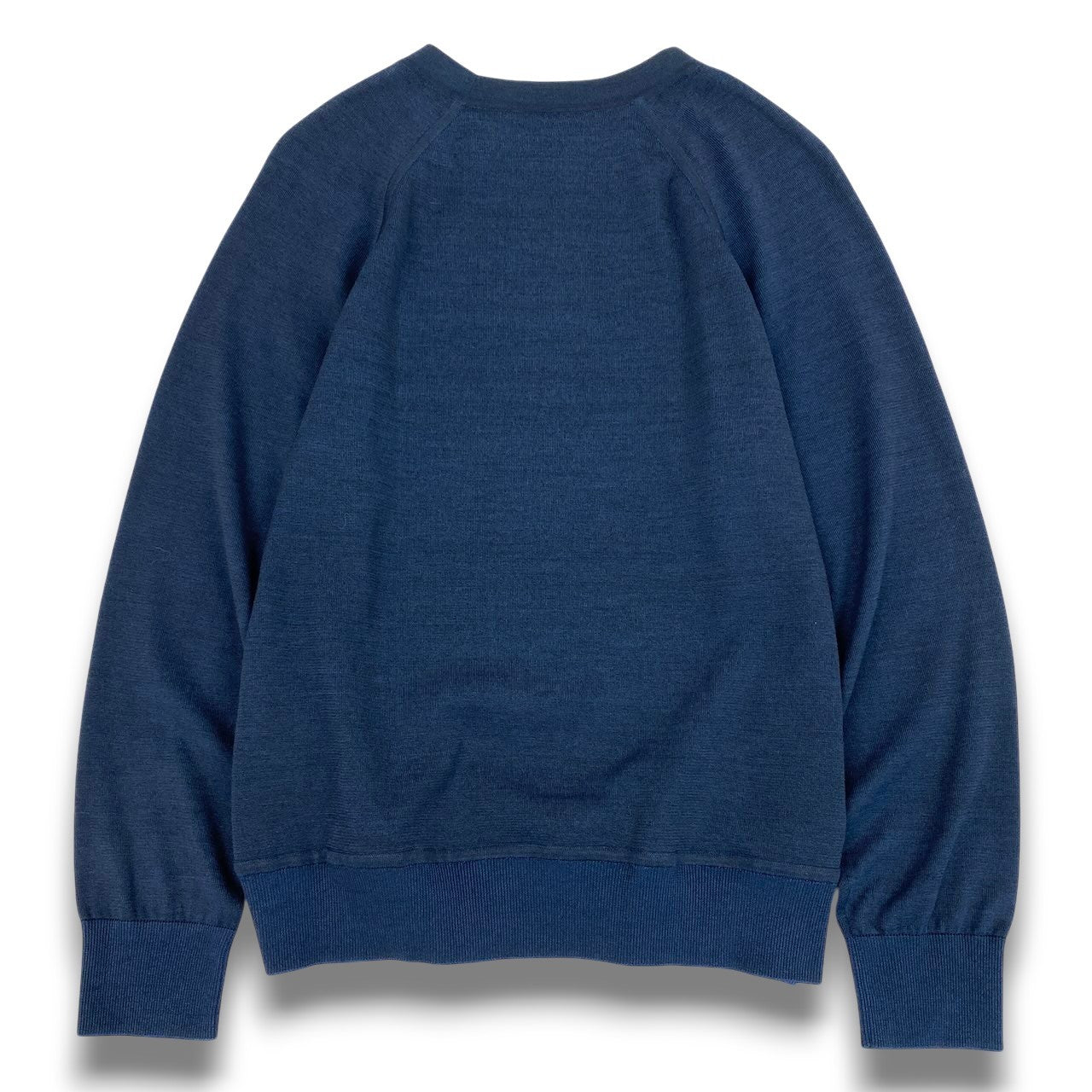 Ec24 《未使用品》定価￥545,600 HERMES エルメス 25AW ツイルレーヌ ロングスリーブニット サイズ38 ネイビー コロリアージュ ドゥ ジュールt18r