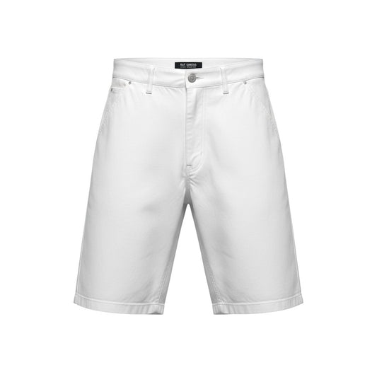 2a29 RAF SIMONS ラフシモンズ 23SS DENIM SKATE SHORTS デニムスケートショートパンツ ボトムス 231-M331 50サイズ ホワイト コットン100％ メンズo07t