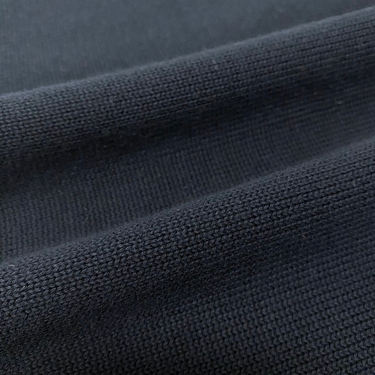 Cd23 CHANEL シャネル vintage ニットスカート タイトスカート 膝丈 スコットランド製 ネイビー コットン100％ レディース 女性服u02t