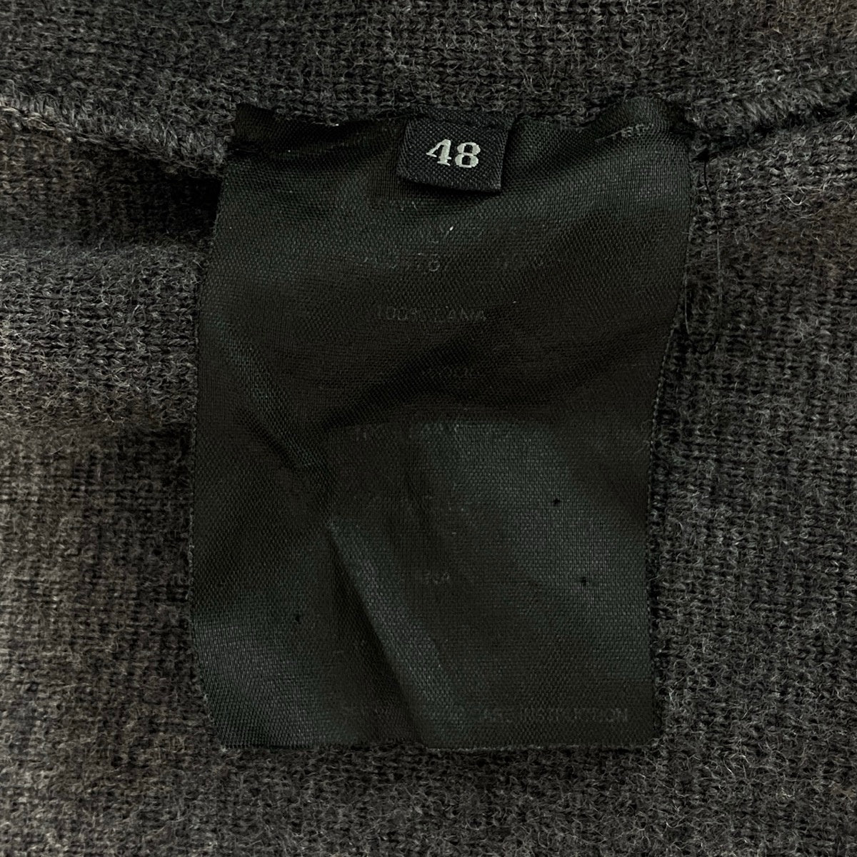 j26 PRADA ジップアップニットフーディー カーディガンパーカー ダブルジップ 48サイズ グレー メンズ 男性用u02t