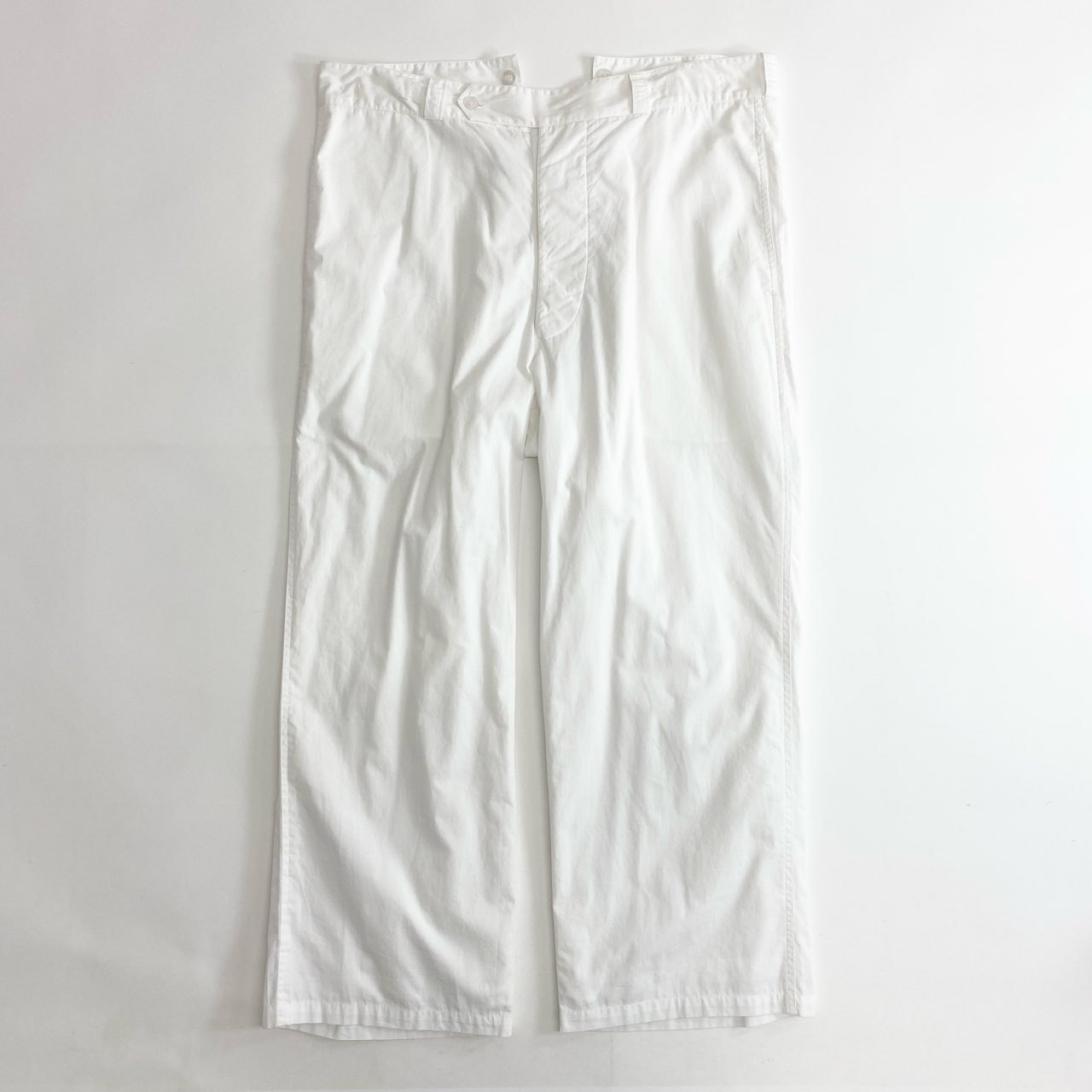 54c23 《未使用》 定価￥19,800 SEEALL シーオール MINER PANTS マイナーパンツ 46 ホワイト タグ付き SAU23 PT382