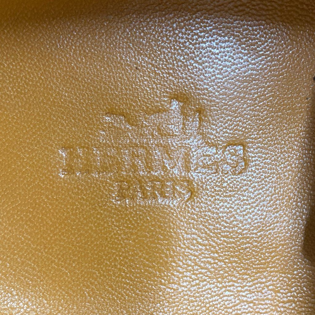 9f13 《美品》 HERMES エルメス クイック レザースニーカー 40 1/2 ブラック leather イタリア製 シューズ