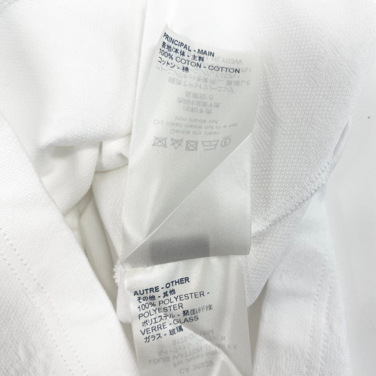 Me1 LOUIS VUITTON ルイヴィトン 21ss ビーズアニマルアンドモノグラム 半袖Tシャツ カットソー トップス RM211V DG1 HLY03W サイズXXL ホワイト コットン100％ メンズ 紳士服k02i