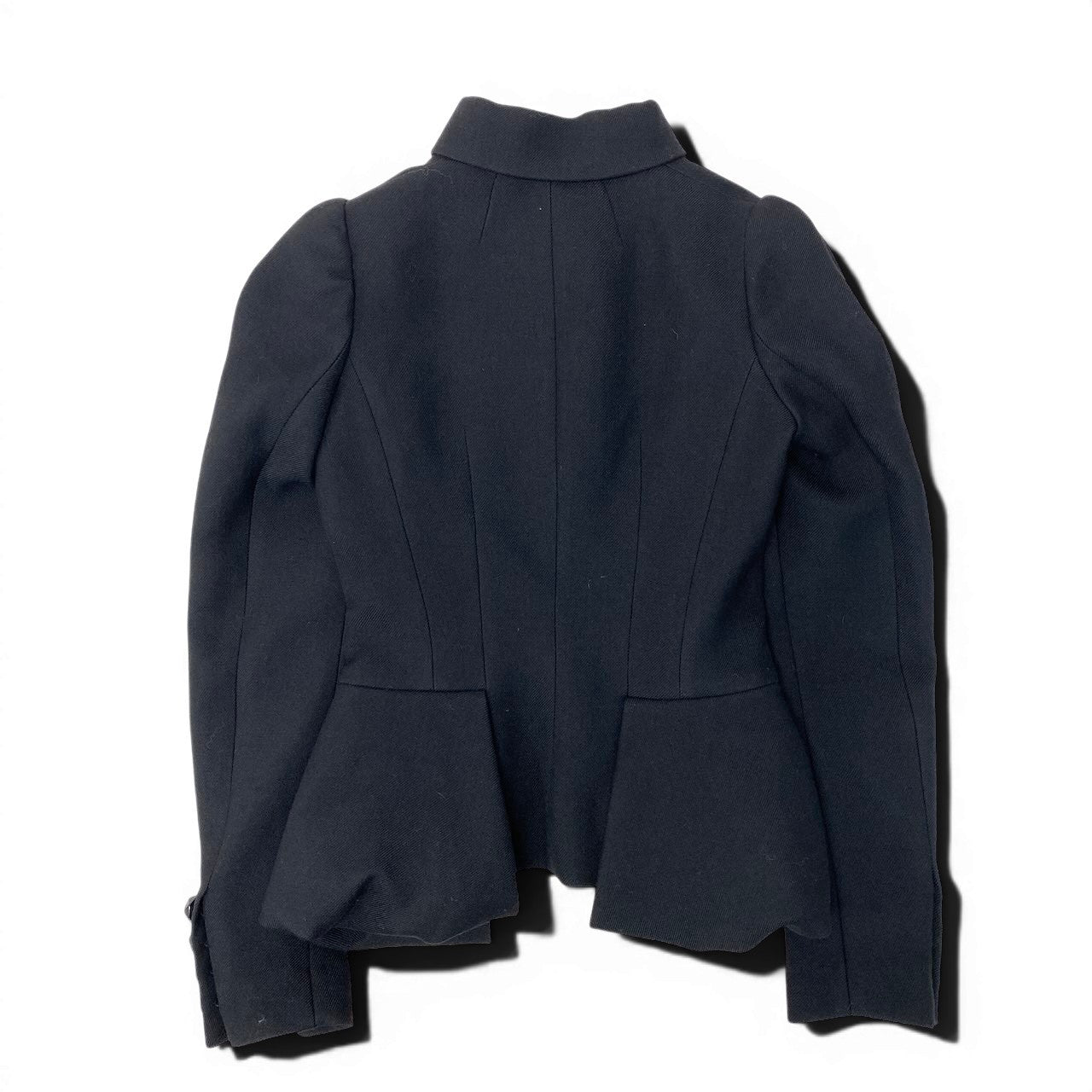 90g24 DSQUARED2 ディースクエアード ここのえ アーカイブ ウールジャケット 星柄 スタッズ サイズ40 ブラック レディース 女性用u02t