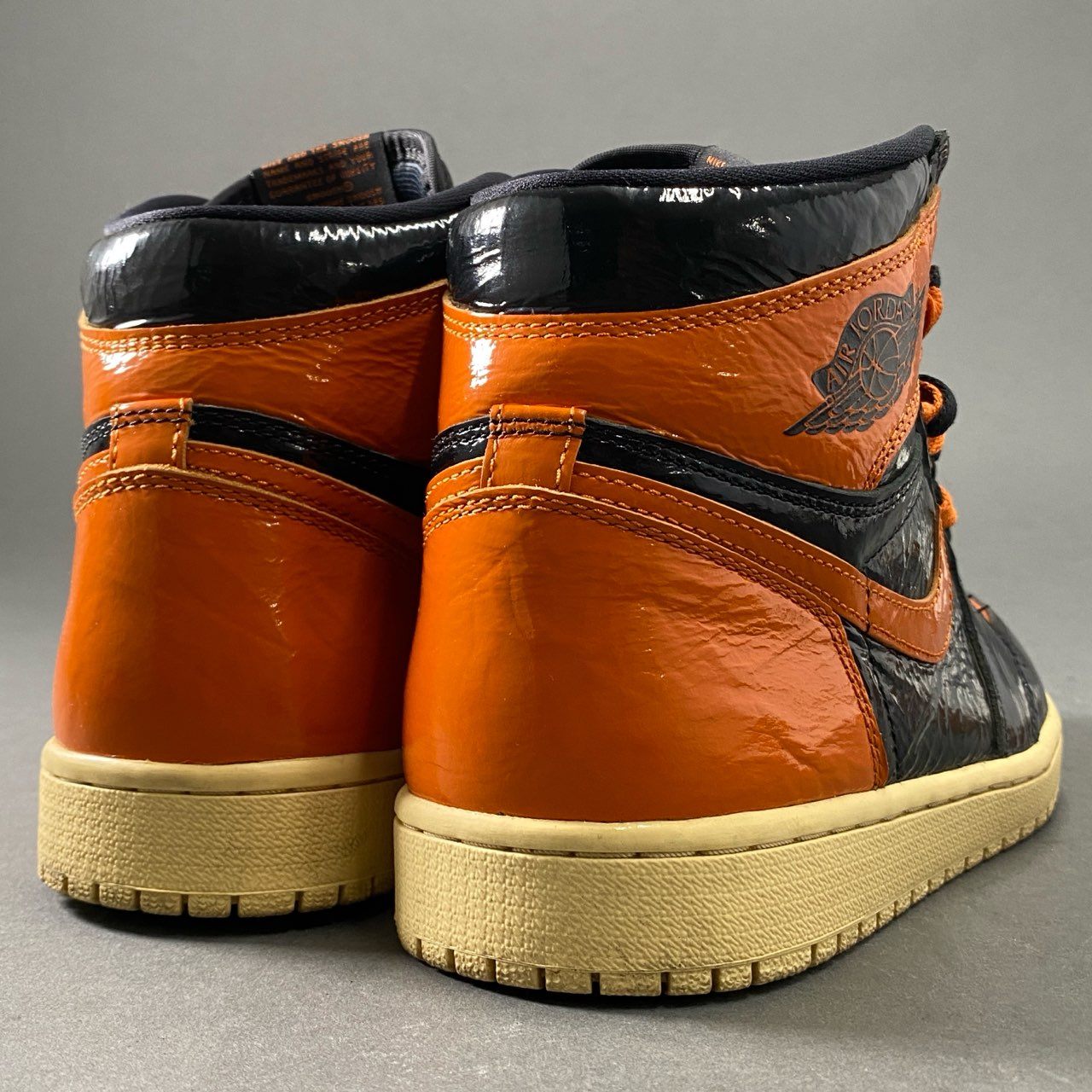 10e18 NIKE ナイキ AIR JORDAN 1 RETRO HIGH OG SHATTERED BACKBOARD 3.0 エアジョーダン レトロ ハイ ハイカットスニーカー 555088-028 27 オレンジ ブラック