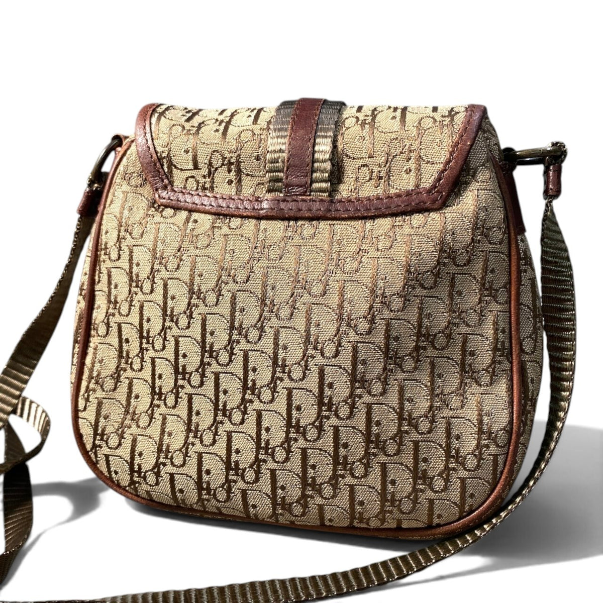 i7 Christian Dior クリスチャンディオール ストリートシック トロッター ショルダーバッグ Vintage Street Chic Trotter Shoulder Bag ブラウンt18r