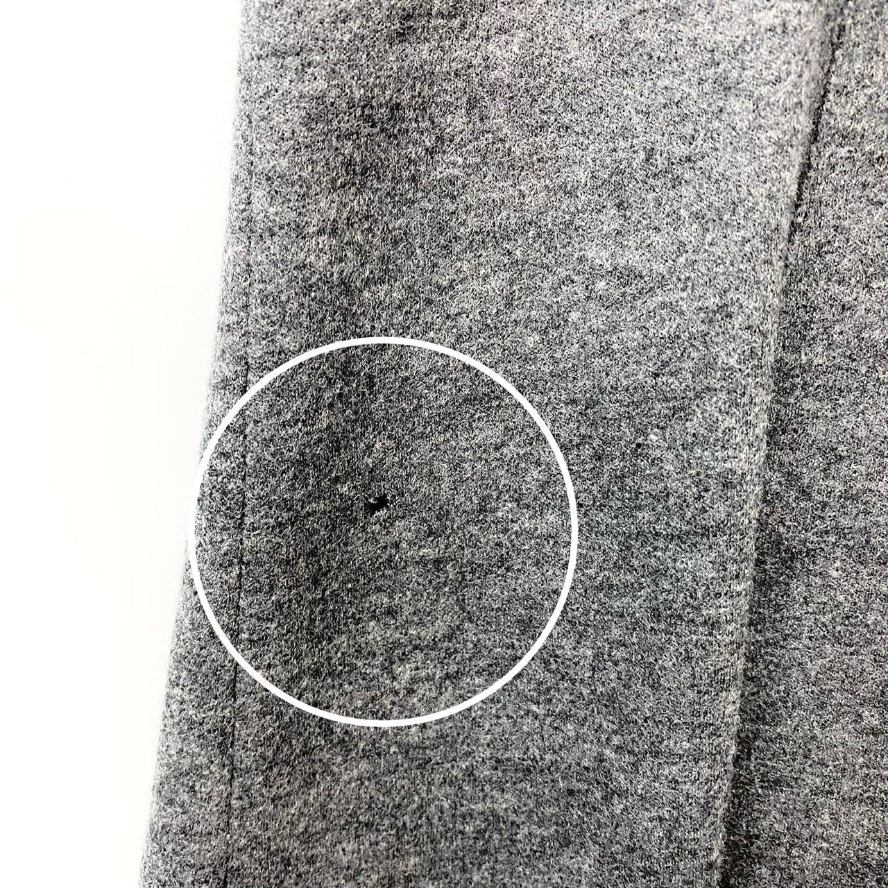 69c2 HIROKO BIS ヒロコビス ヒロココシノ ノースリーブワンピース 膝丈ワンピース アラン編み レディース 女性服 サイズ40 グレー ブラック ウール100％u02t