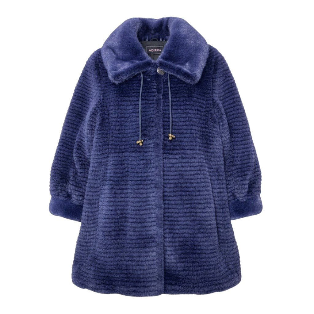 29h31 WISTERIA SAGA MINK サガミンク 銀サガ 染めミンクファー ロングコート サイズF パープル 最高級本毛皮 Mink Fur Long Coatt18r