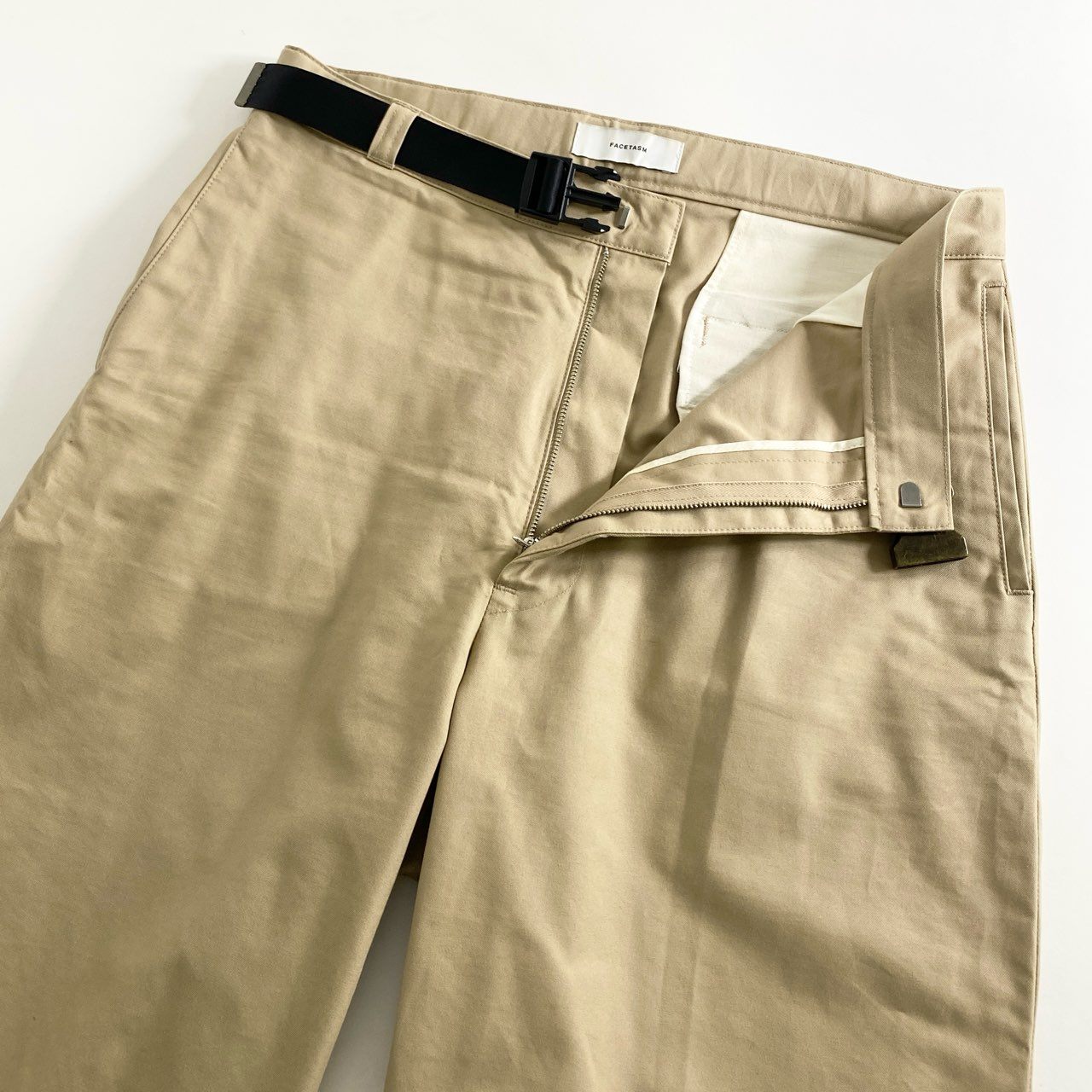 57e11 FACETASM ファセッタズム BMX CUT OFF CHINO PANTS カットオフ チノパンツ ボトムス MRC-PT-M02 3 ベージュ コットン 日本製